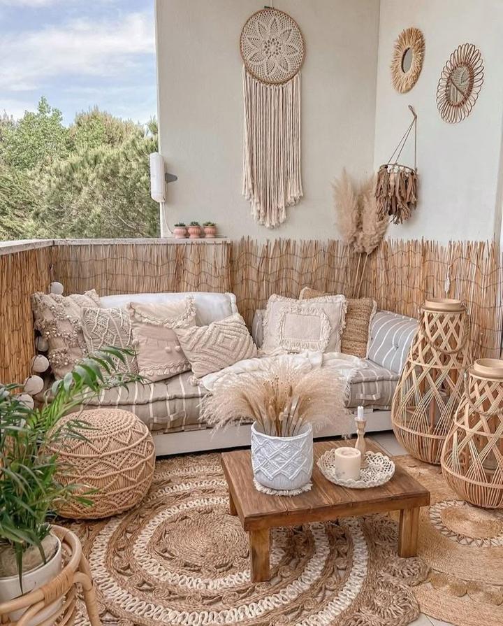 Meble boho do tarasu