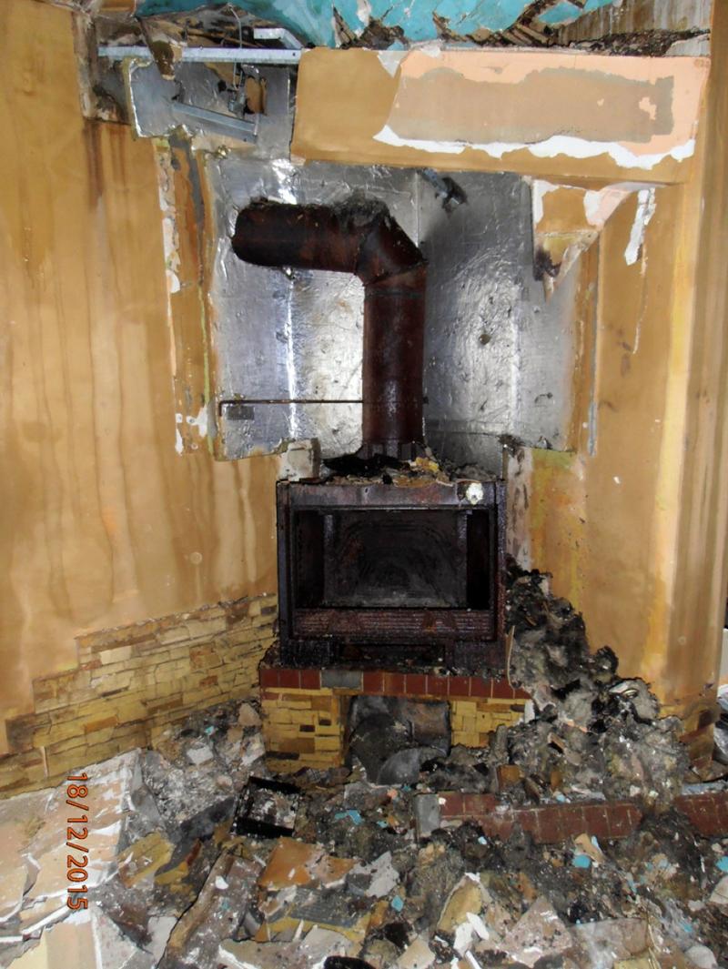 Odległości i przestrzeń wokół kominka