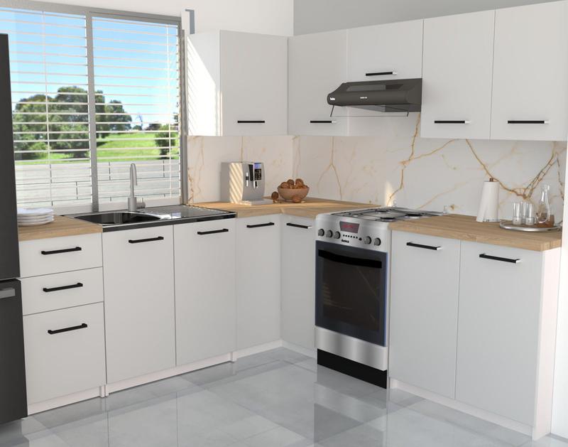 Oświetlenie i optyczne powiększenie kuchni