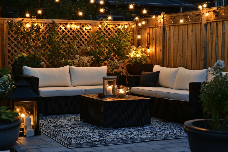 Stylowe lampy i rozkład oświetlenia